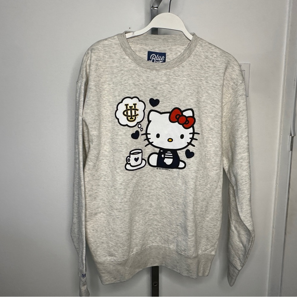 Hello Kitty UCI Cream Graphic Sweatshirt